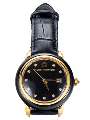 和田玉青玉金钻腕表