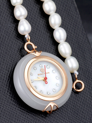 和田玉手链18k表-珍珠链